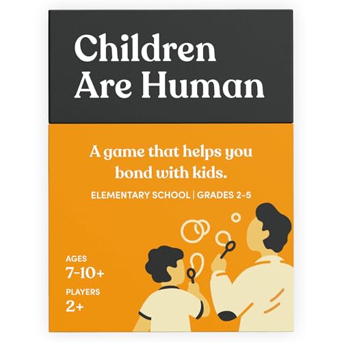 Children are Human | 140 Gesprächskarten zur Bindung mit Kindern | Kartenspiel für Grundschulkinder | Entworfen von Experten für Klassen 2–5 Jahre | Alter 7–10 + von Parents Are Human