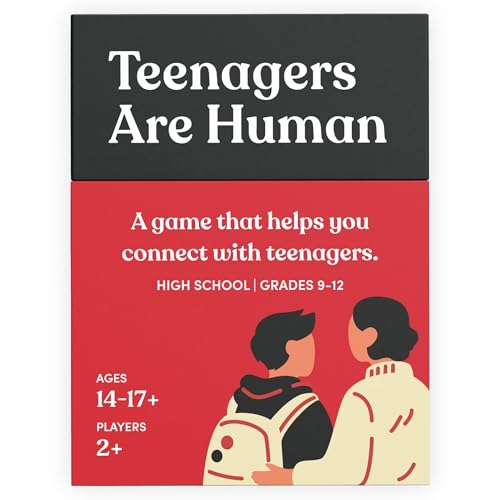 Teenager sind menschlich, 140 Gesprächskarten, die Ihnen helfen, Jugendliche kennenzulernen, Kartenspiel für High School Teenager, entworfen von Experten für die Klasse 9-12, Alter 14-17+ von Parents Are Human