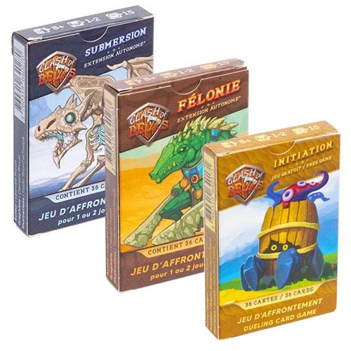 PKGamePack Clash of Decks (Starter-Set + 2 zusätzliche Sets) – französische Version von Parkage