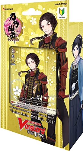 Parkage Zubehör Cardfight Vanguard Overdress-Touken Ranbu-ONLINE-2021 Trial Display (6 Decks) -EN von Parkage