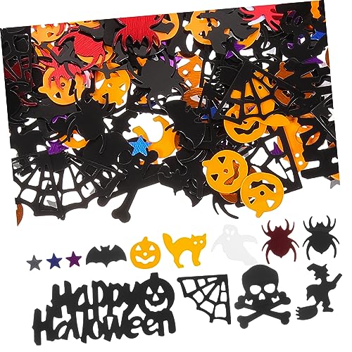 Parliky 1 Packung Halloween-Deko-Konfetti dekoratives halloween Halloween-Streuung Hexenkonfetti halloween aussendeko halloween dekoration Halloween-Konfetti Halloween-Party-Konfetti PVC von Parliky