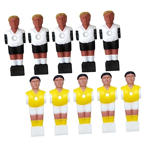 Parliky 10 Stück Fußballmaschine Fußball Actionfiguren Spielzeug Schreibtisch Fußballspielerfiguren Harz Fußballmänner Fußballfiguren Spielzeug Tischfußballmaschine Liefert von Parliky