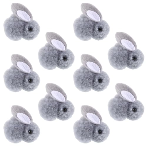 Parliky 10 Stück Teiliges DIY Plüschkleiner Hase Kuscheliges Kaninchen Ornament für Stirnbänder Kleidung und Bastelbedarf Langlebig Handgefertigt Vielseitig Verwendbar für Zufällige Farbe Parliky 10 Stück Teiliges DIY Plüschkleiner Hase Kuscheliges Kaninchen Ornament für Stirnbänder Kleidung und Bastelbedarf Langlebig Handgefertigt Vielseitig Verwendbar für Zufällige Farbe von Parliky