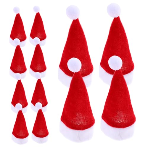 Parliky 12 Stück Mini Weihnachtsmannmütze Für Erwachsene Plüsch Weihnachtsfeierzubehör Weihnachtsdekor Kleine Dekorative Kleine Mütze Mehrere Mini Kappen Parliky 12 Stück Mini Weihnachtsmannmütze Für Erwachsene Plüsch Weihnachtsfeierzubehör Weihnachtsdekor Kleine Dekorative Kleine Mütze Mehrere Mini Kappen von Parliky