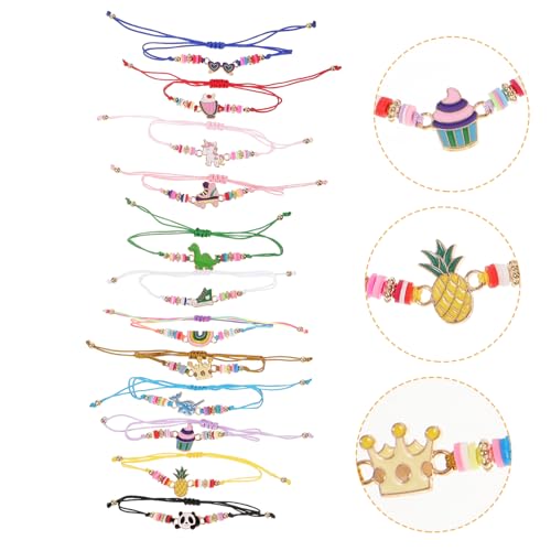 Parliky 12 Stück Schmuck Für Mädchen Mädchen Kleinkind Armband Perlen Armbänder Perlen Armbänder Kinder Armband Für Mädchen Kinder Schmuck Party Armbänder Urlaubs Armband von Parliky