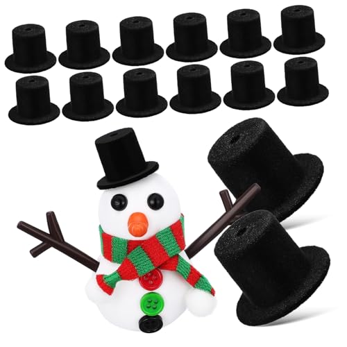 Parliky 15 Stück Teiliges Miniatur Puppenhüte Schwarz Pflanzlich Kleine Wintermützen für DIY Bastelprojekte Weihnachtsdeko Schneemann Puppen Zubehör Parliky 15 Stück Teiliges Miniatur Puppenhüte Schwarz Pflanzlich Kleine Wintermützen für DIY Bastelprojekte Weihnachtsdeko Schneemann Puppen Zubehör von Parliky