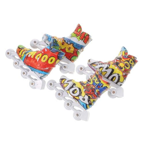 Parliky 2 Paare Finger Skateboard Leichte Finger Skates aus Robustem Kunststoff Tragbar Stressabbauend Flexibles Fingerspiel für Freizeit Schreibtisch und Kinderspiel Dekorativ und Parliky 2 Paare Finger Skateboard Leichte Finger Skates aus Robustem Kunststoff Tragbar Stressabbauend Flexibles Fingerspiel für Freizeit Schreibtisch und Kinderspiel Dekorativ und von Parliky