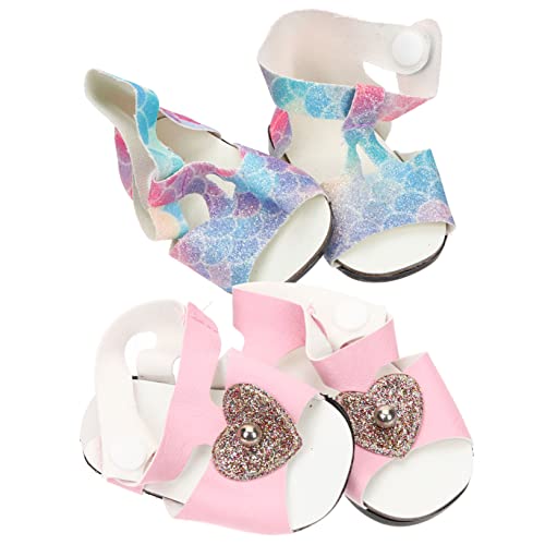 Parliky 2 Paare Puppenschuhe Simulation Mini Schuhe Verschleißfest Kreative Winzige Schuhe Geeignet für Amerikanische Puppen DIY Zubehör für Spielspaß Parliky 2 Paare Puppenschuhe Simulation Mini Schuhe Verschleißfest Kreative Winzige Schuhe Geeignet für Amerikanische Puppen DIY Zubehör für Spielspaß von Parliky