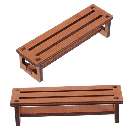 Parliky 2 Stück Miniatur Holzstuhl Vintage Dekoratives Puppenhaus Möbel Robust Handgefertigt Für Schreibtisch Regal Wohnzimmer Deko Parliky 2 Stück Miniatur Holzstuhl Vintage Dekoratives Puppenhaus Möbel Robust Handgefertigt Für Schreibtisch Regal Wohnzimmer Deko von Parliky