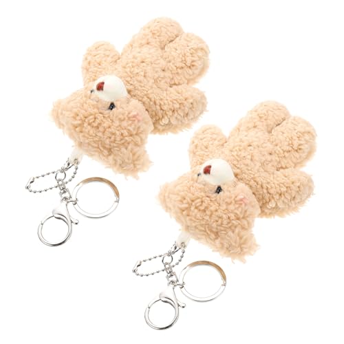 Parliky 2 Stück Plüsch Bär Schlüsselanhänger mit Niedlichem Herzmuster Weiches Stofftier Anhänger Langlebig und Leicht als Partytüte Geschenk für Taschen dekoration Parliky 2 Stück Plüsch Bär Schlüsselanhänger mit Niedlichem Herzmuster Weiches Stofftier Anhänger Langlebig und Leicht als Partytüte Geschenk für Taschen dekoration von Parliky