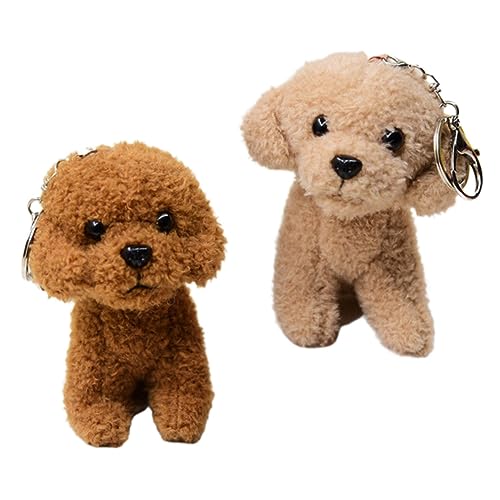Parliky 2 Stück Plüsch Hund Schlüsselanhänger Niedlich Hängend Dekorativ Taschenanhänger Geschenk für Hundehalter Weihnachten Parliky 2 Stück Plüsch Hund Schlüsselanhänger Niedlich Hängend Dekorativ Taschenanhänger Geschenk für Hundehalter Weihnachten von Parliky