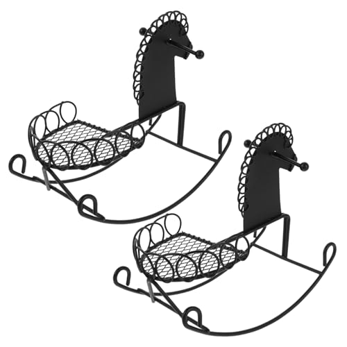 Parliky 2 Stück Teiliges Miniatur Schaukelpferd Metallspielzeug Mini Möbel für Puppenhaus Tragbarer Filigraner Dekoartikel und Fotorequisite für Kreative und Kleine Räume Parliky 2 Stück Teiliges Miniatur Schaukelpferd Metallspielzeug Mini Möbel für Puppenhaus Tragbarer Filigraner Dekoartikel und Fotorequisite für Kreative und Kleine Räume von Parliky