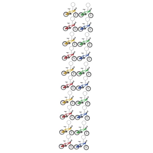 Parliky 20 Stk Schlüsselanhänger Mountainbike-Anhänger Mini-Bike-Modell aus Legierung Anhänger für Fahrradmodelle Mountainbike-Modellspielzeug Miniatur-Mountainbike-Modelle von Parliky