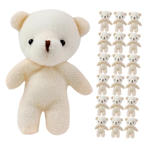 Parliky 24 Stück Teiliges Mini Plüschbär Anhänger Weiche Kleine Kuschelbären Schlüsselanhänger Leichte Hängende Stofftier Dekoration als Niedliches Accessoire für Taschen Parliky 24 Stück Teiliges Mini Plüschbär Anhänger Weiche Kleine Kuschelbären Schlüsselanhänger Leichte Hängende Stofftier Dekoration als Niedliches Accessoire für Taschen von Parliky