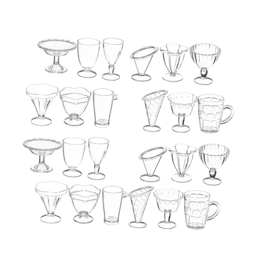 Parliky 24 Stück Teiliges Miniatur Eisbecher aus Stabilem Kunststoff Vielseitige Puppenhaus Küchenaccessoires Langlebige Mini Dessert Cups für DIY Dekoration und Miniaturlandschaften Parliky 24 Stück Teiliges Miniatur Eisbecher aus Stabilem Kunststoff Vielseitige Puppenhaus Küchenaccessoires Langlebige Mini Dessert Cups für DIY Dekoration und Miniaturlandschaften von Parliky