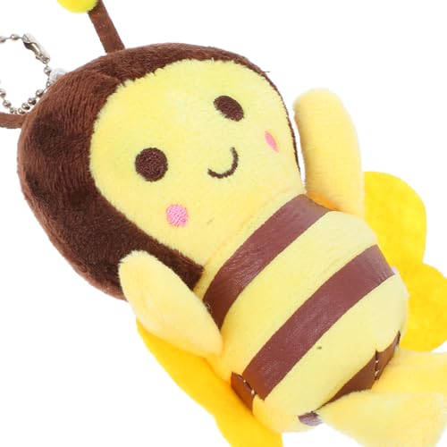 Parliky 3 Stück Plüsch Bienen Anhänger Weiche Schmuse Biene als Schlüsselanhänger und Taschen Deko Niedliche Plüschtier Hängedeko aus langlebigem PP Baumwollmaterial für Party und Alltag Parliky 3 Stück Plüsch Bienen Anhänger Weiche Schmuse Biene als Schlüsselanhänger und Taschen Deko Niedliche Plüschtier Hängedeko aus langlebigem PP Baumwollmaterial für Party und Alltag von Parliky