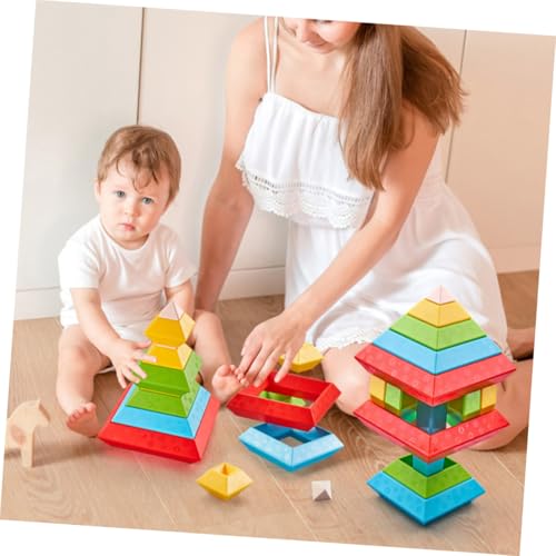 Parliky 30 Stück Teiliges Bausteine für Kleinkinder Jahre Lernspielzeug mit Bunten Stapelbaren Kunststoffformen Feinmotorik Formenverständnis und Räumlichem Denken bei Vorschulkindern Parliky 30 Stück Teiliges Bausteine für Kleinkinder Jahre Lernspielzeug mit Bunten Stapelbaren Kunststoffformen Feinmotorik Formenverständnis und Räumlichem Denken bei Vorschulkindern von Parliky