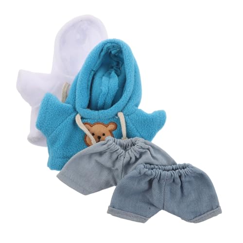 Parliky 4 Stück Teiliges Bärenkleidungsset für Stofftiere Kuschelige Sweatshirts und Jeans Niedliches Bärenkostüm für Plüschtiere Vielseitig Kombinierbare Outfits für DIY-spielzeugprojekte Parliky 4 Stück Teiliges Bärenkleidungsset für Stofftiere Kuschelige Sweatshirts und Jeans Niedliches Bärenkostüm für Plüschtiere Vielseitig Kombinierbare Outfits für DIY-spielzeugprojekte von Parliky