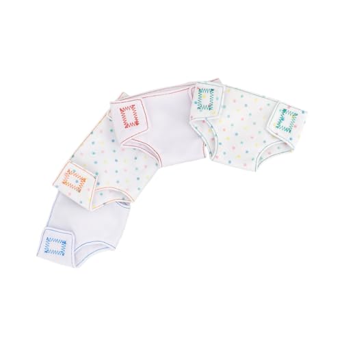 Parliky 4 Stück Teiliges Puppenwindel Waschbarem mit Verstellbarem Verschluss Wiederverwendbar Passend für Babypuppen für Eltern Junge Mädchen Rollenspiele und Selbstständigkeitstraining Parliky 4 Stück Teiliges Puppenwindel Waschbarem mit Verstellbarem Verschluss Wiederverwendbar Passend für Babypuppen für Eltern Junge Mädchen Rollenspiele und Selbstständigkeitstraining von Parliky