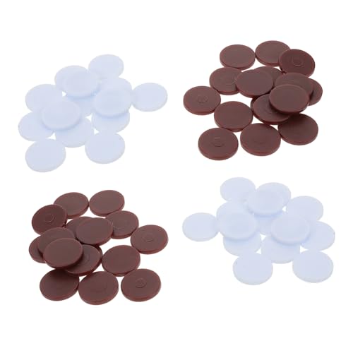 Parliky 96 Stück Teiliges Zweifarbiges Spielsteine Runde Schach und Damefiguren für Brettspiele Vielseitig Kompatibel mit Schach Dame für Camping Familien und Spielabende Parliky 96 Stück Teiliges Zweifarbiges Spielsteine Runde Schach und Damefiguren für Brettspiele Vielseitig Kompatibel mit Schach Dame für Camping Familien und Spielabende von Parliky