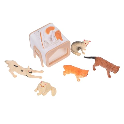 Parliky Haustierspielzeug Weihnachten Puppenhaus Miniatur -Katzenfiguren Figur -Spielset Miniaturkatze Rollenspiel des Geburtstagspuppenhauses Mini -Katzen -Kuchen -Topper Plastik Parliky Haustierspielzeug Weihnachten Puppenhaus Miniatur -Katzenfiguren Figur -Spielset Miniaturkatze Rollenspiel des Geburtstagspuppenhauses Mini -Katzen -Kuchen -Topper Plastik von Parliky