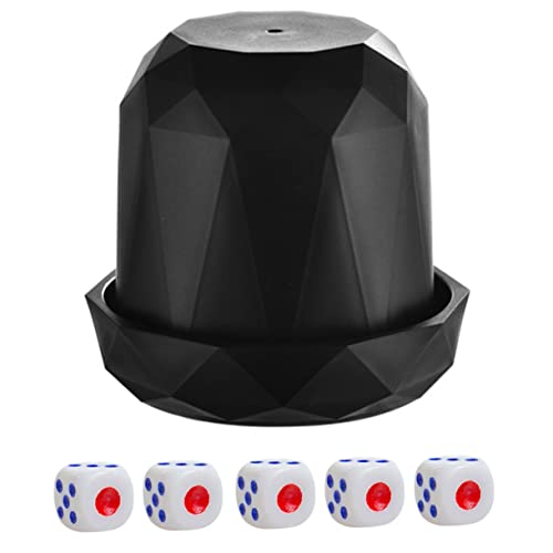 Parliky Ktv Würfelspiel mit Leisem Würfelbecher Teiliges Würfelspielzeug für Party und Brettspiel Tragbares Robustes Würfelspielzubehör für Indoor und Outdoor Parliky Ktv Würfelspiel mit Leisem Würfelbecher Teiliges Würfelspielzeug für Party und Brettspiel Tragbares Robustes Würfelspielzubehör für Indoor und Outdoor von Parliky