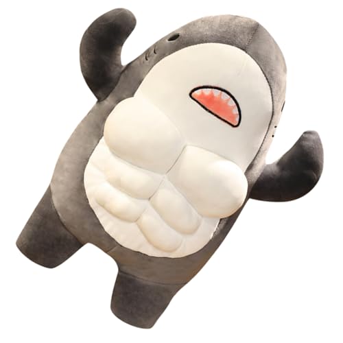Parliky Kuscheliges Hai Kuscheltier mit Muskeln Plüsch Stofftier Mädchen Geschenk Schlafzimmer Deko Flauschig Waschbar Parliky Kuscheliges Hai Kuscheltier mit Muskeln Plüsch Stofftier Mädchen Geschenk Schlafzimmer Deko Flauschig Waschbar von Parliky