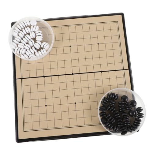 Parliky Magnetisches Go und Fünf in Einer Reihe mit Mittlerem Standardbrett Magnetische Kleine Go Steine Tragbares Reisespiel für Anfänger mit Praktischer Aufbewahrungsbox Parliky Magnetisches Go und Fünf in Einer Reihe mit Mittlerem Standardbrett Magnetische Kleine Go Steine Tragbares Reisespiel für Anfänger mit Praktischer Aufbewahrungsbox von Parliky