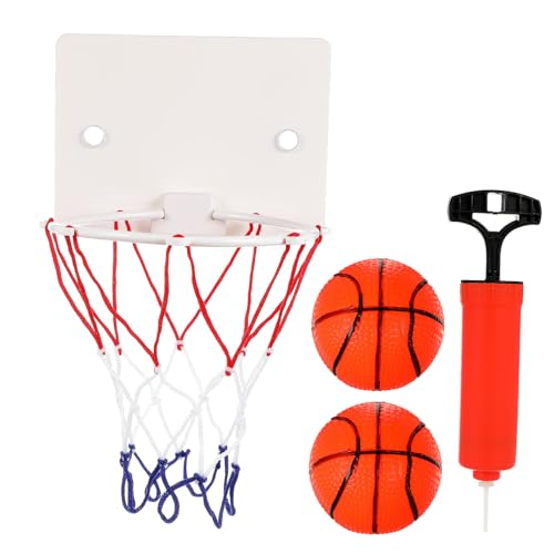 Parliky Mini Basketballkorb Wandmontiert mit Bällen und Luftpumpe Indoor Basketballspielzeug für Drinnen Einfach zu Montieren Robustes Material Sportspielzeug für Kinderzimmer Parliky Mini Basketballkorb Wandmontiert mit Bällen und Luftpumpe Indoor Basketballspielzeug für Drinnen Einfach zu Montieren Robustes Material Sportspielzeug für Kinderzimmer von Parliky