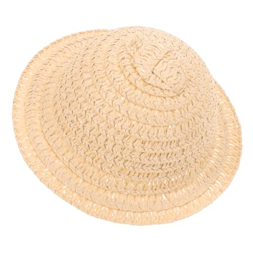 Parliky Mini Strohhut für Puppen Gelb aus Robustem Stroh Material Leichte DIY Basteldekoration Kreatives Miniatur Haus und Hut Ornament für Handwerksprojekte Parliky Mini Strohhut für Puppen Gelb aus Robustem Stroh Material Leichte DIY Basteldekoration Kreatives Miniatur Haus und Hut Ornament für Handwerksprojekte von Parliky