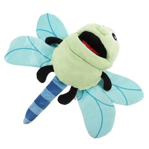 Parliky Plüsch Libellen Handpuppe aus Weichem Plüsch mit Beweglichem Mund Interaktives Erzählspielzeug für Kuscheliges Handspielzeug für Fantasievolles Rollenspiel Parliky Plüsch Libellen Handpuppe aus Weichem Plüsch mit Beweglichem Mund Interaktives Erzählspielzeug für Kuscheliges Handspielzeug für Fantasievolles Rollenspiel von Parliky