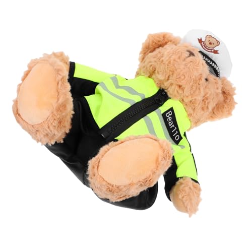 Parliky Plüschbär Verkehrspolizist mit Uniform und Mütze Weicher Kuschelteddy für Mädchen und Kleinkinder Interaktives Stofftier zur Verkehrssicherheit Langlebiges Kinderspielzeug Parliky Plüschbär Verkehrspolizist mit Uniform und Mütze Weicher Kuschelteddy für Mädchen und Kleinkinder Interaktives Stofftier zur Verkehrssicherheit Langlebiges Kinderspielzeug von Parliky