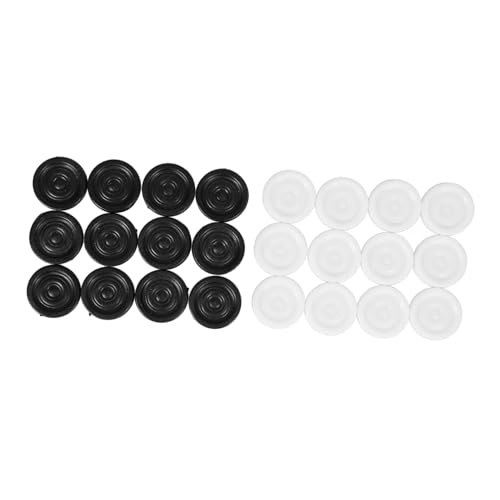 Parliky Schachspielsteine Kunststoff Ersatz Spielsteine Brettspiel Zubehör für Schachbrett und Spiel Glatt Tragbar und Spielset Parliky Schachspielsteine Kunststoff Ersatz Spielsteine Brettspiel Zubehör für Schachbrett und Spiel Glatt Tragbar und Spielset von Parliky