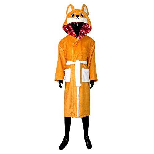 Partilandia Bademantel für Hunde, Shiba, mit Kapuze, für Erwachsene, Unisex, Erwachsene, Größe M Partilandia Bademantel für Hunde, Shiba, mit Kapuze, für Erwachsene, Unisex, Erwachsene, Größe M von Partilandia
