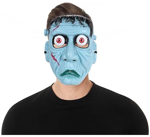 Partilandia Blaue Monstermaske aus Kunststoff von Partilandia