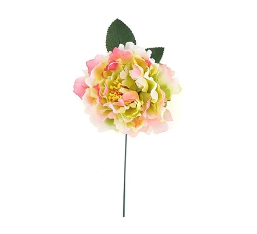 Partilandia Blume mit Klammer, grün und rosa, 14 cm (Einheitsgröße) von Partilandia