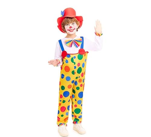 Partilandia | Clown-Kostüm für Kinder (Größe 5-6 Jahre) von Partilandia