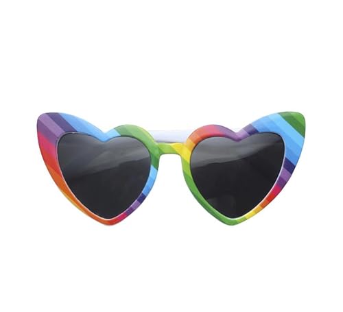 Partilandia Dunkelbrille, Herz, Regenbogen, Erwachsene von Partilandia