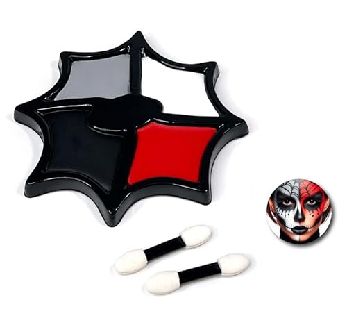 Partilandia Halloween-Make-up-Set: Palette und Pinsel Partilandia Halloween-Make-up-Set: Palette und Pinsel von Partilandia