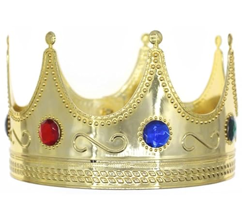 Partilandia Krone des Zauberers oder Mittelalters, goldfarben Partilandia Krone des Zauberers oder Mittelalters, goldfarben von Partilandia