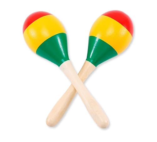 Partilandia Maracas aus mexikanischem Holz, 20 cm (Einheitsgröße) von Partilandia