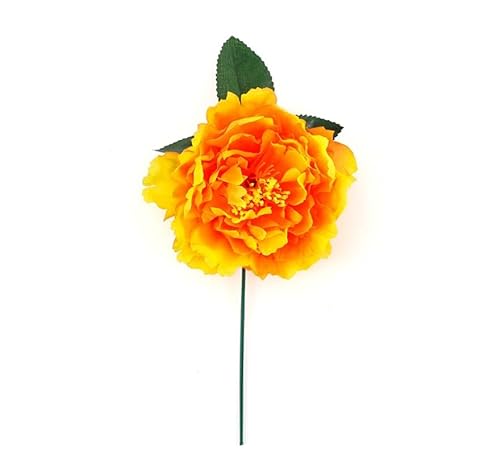 Partilandia Orange und gelbe Blume mit Clip, 14 cm (Einheitsgröße) von Partilandia