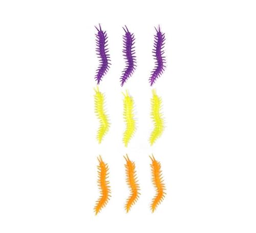 Partilandia Packung mit 9 mehrfarbigen Tausendfüßlern, dekorativ Partilandia Packung mit 9 mehrfarbigen Tausendfüßlern, dekorativ von Partilandia