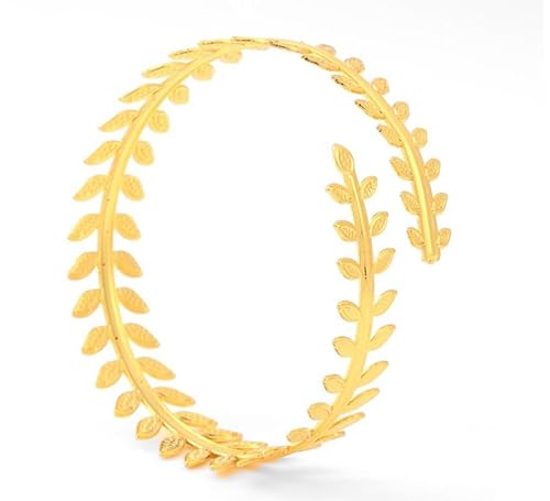 Partilandia Römisches Armband mit kleinen goldenen Blättern (Einheitsgröße) von Partilandia