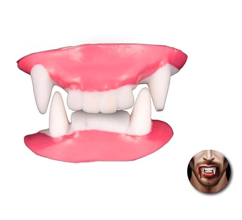 Partilandia Weiße Vampirzähne für Erwachsene Partilandia Weiße Vampirzähne für Erwachsene von Partilandia