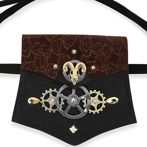 Party-Chic Tasche Steampunk, ca. 20 x 19 cm von Party-Chic