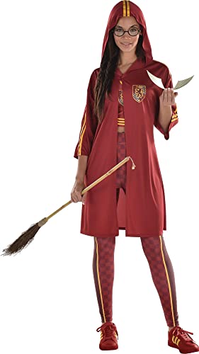 Party City Harry Potter: Gryffindor Quidditch Halloween-Kostüm für Damen, Mehrfarbig, XL von Party City