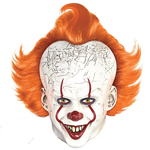 Party City Pennywise Maske Halloween Kostüm Zubehör für Erwachsene, It Section Two Standardgröße von Party City