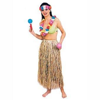 Party-Discount Bastrock, ca. 90 cm lang, naturfarben von Party-Discount