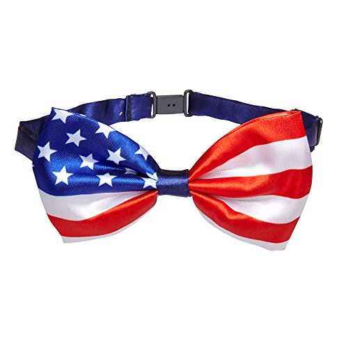 Party Discount NEU Fliege USA, blau, weiß, rot von Party Discount